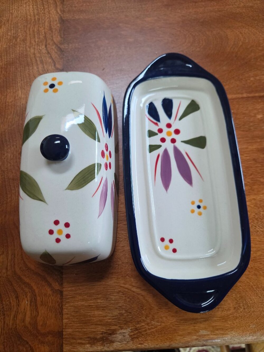 temptations old world butter dish like new